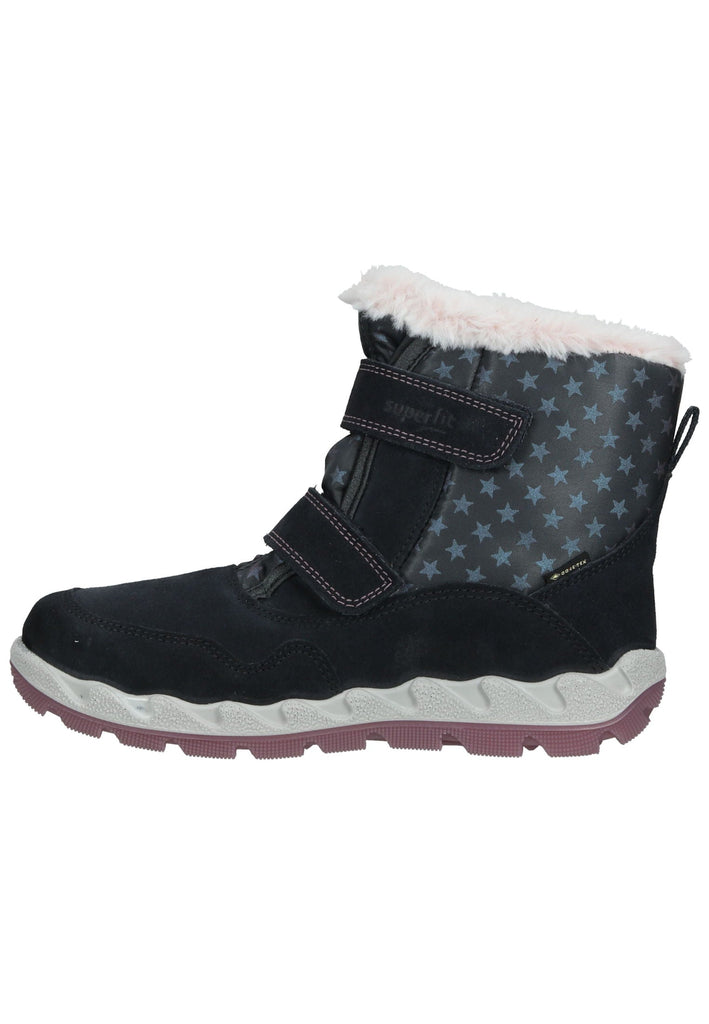 Superfit Stiefel Veloursleder/Textil Grau Warmfutter - surf4shoes