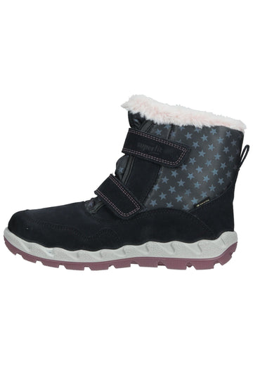 Superfit Stiefel Veloursleder/Textil Grau Warmfutter - surf4shoes