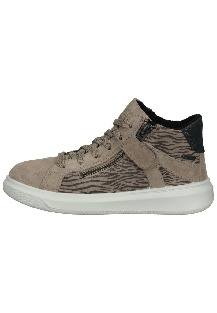 Superfit Sneaker Veloursleder/Textil Beige - surf4shoes
