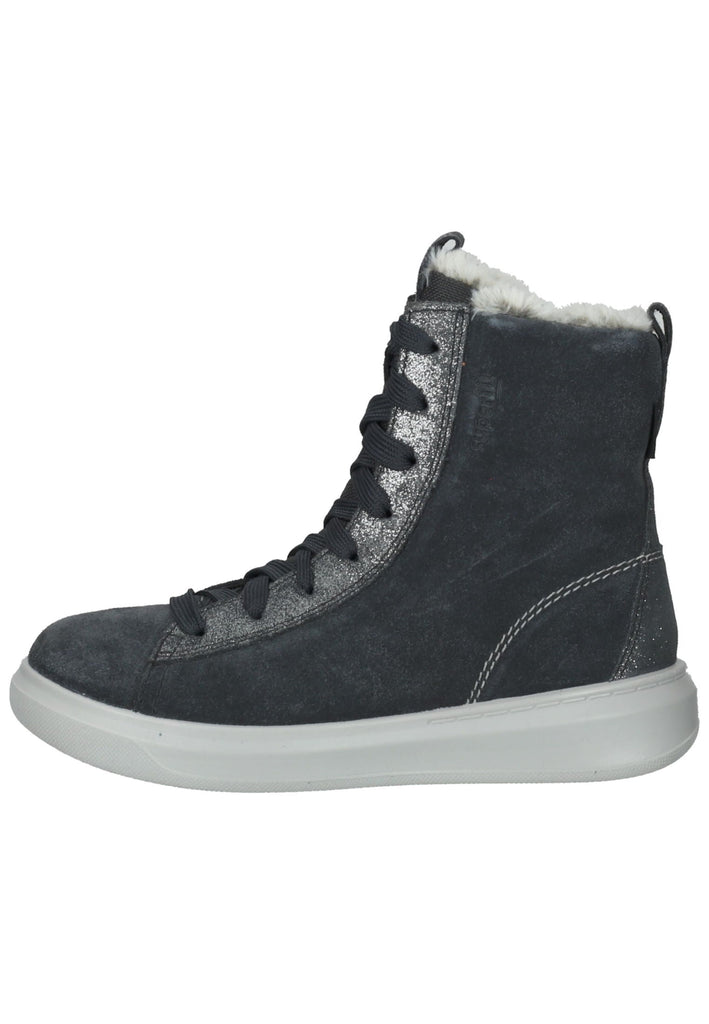 Superfit Stiefelette Leder/Textil Grau Warmfutter - surf4shoes