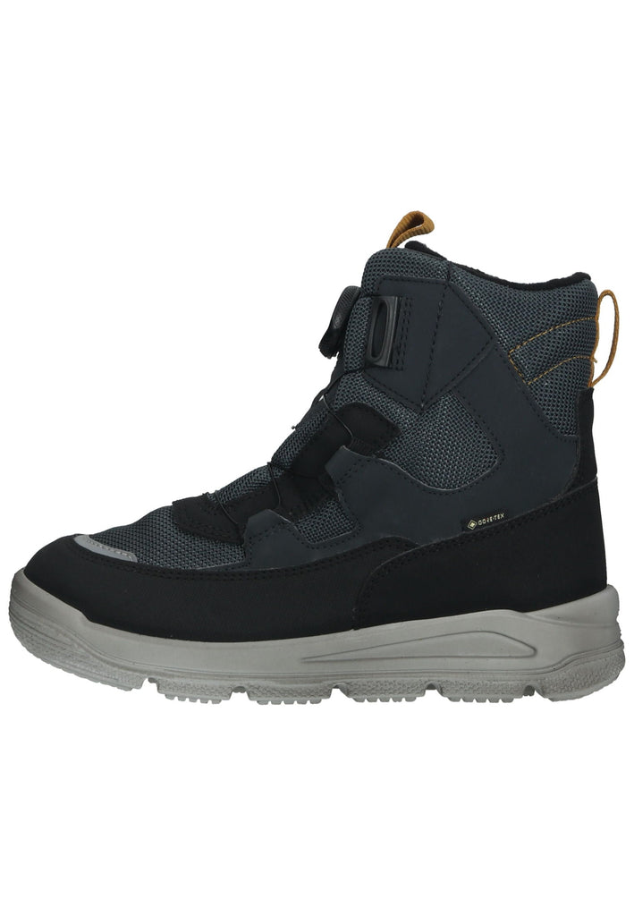 Superfit Stiefel Lederimitat/Textil Schwarz/Grau - surf4shoes
