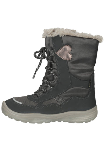 Superfit Stiefel Lederimitat/Textil Grau Warmfutter - surf4shoes