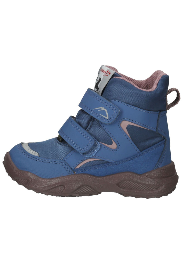 Superfit Stiefel Lederimitat/Textil Blau Warmfutter - surf4shoes