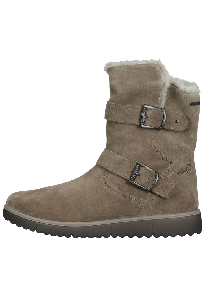 Superfit Stiefel Veloursleder Beige Warmfutter - surf4shoes