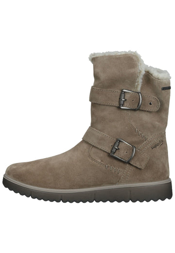 Superfit Stiefel Veloursleder Beige Warmfutter - surf4shoes