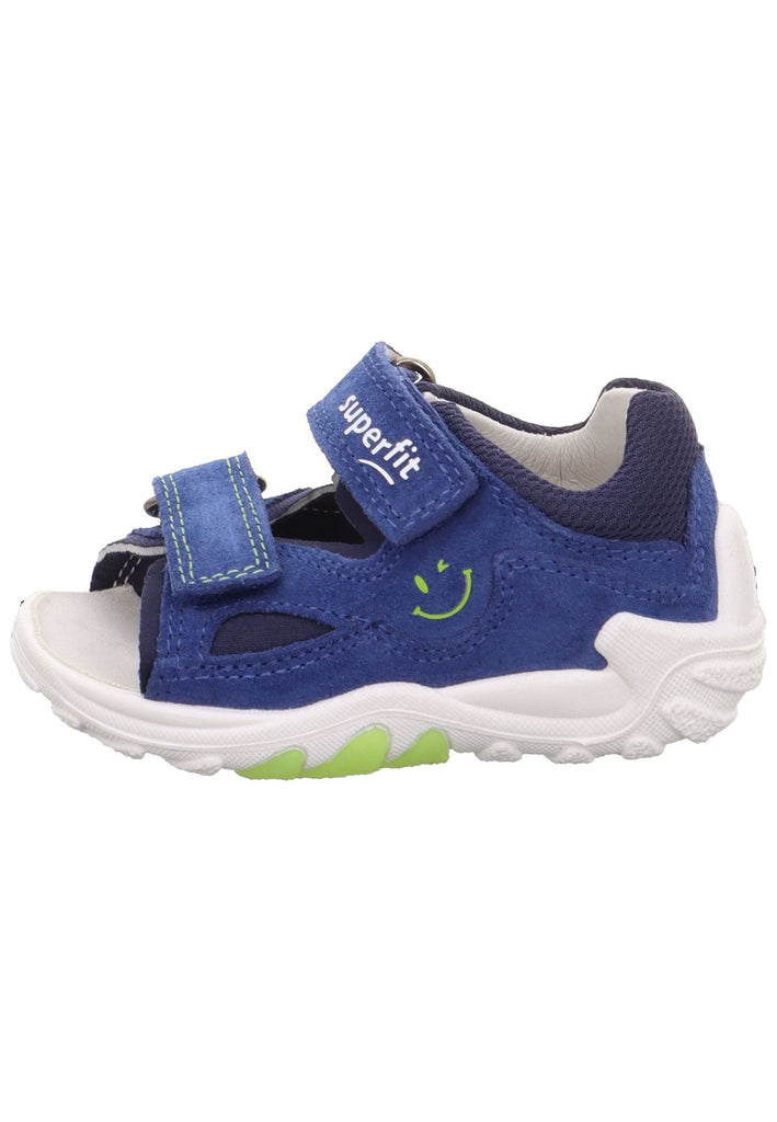 Superfit Sandalen Veloursleder Blau/Grün - surf4shoes
