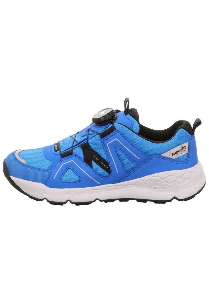 Superfit Sneaker Lederimitat/Textil Blau/Schwarz - surf4shoes