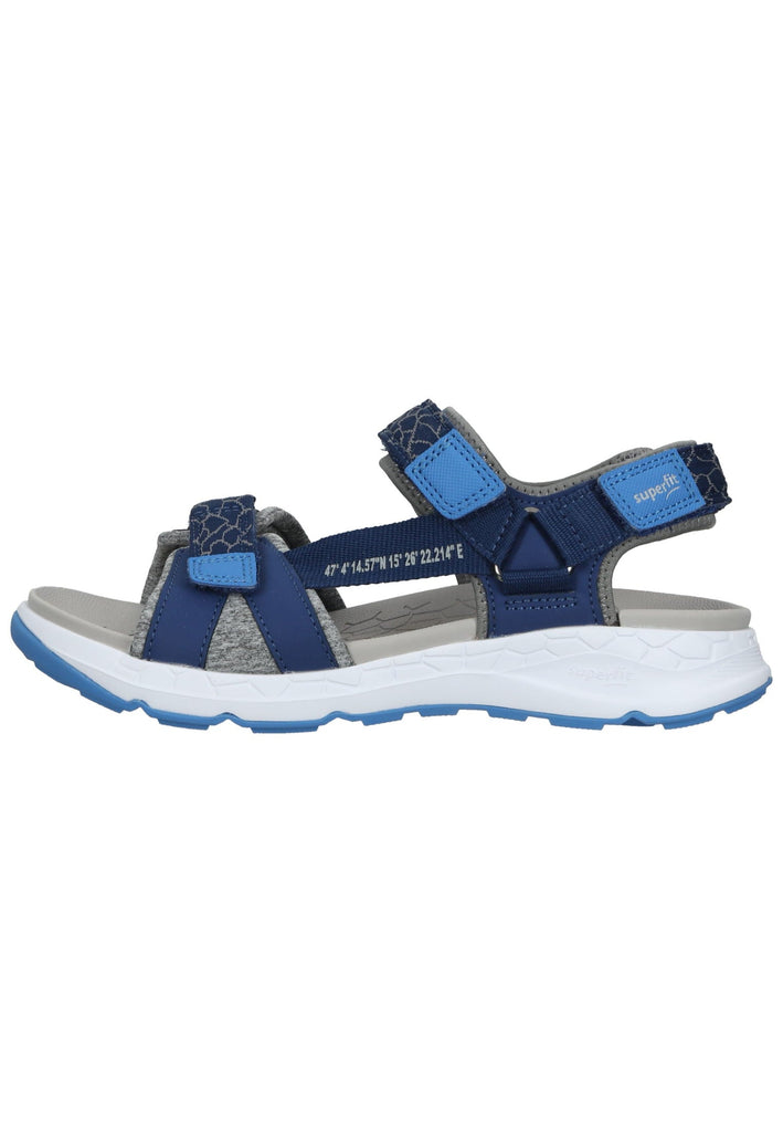 Superfit Sandalen Lederimitat/Textil Blau - surf4shoes
