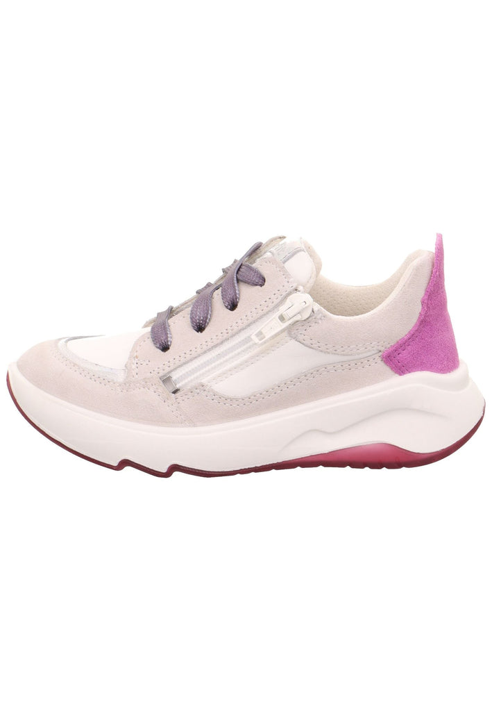 Superfit Sneaker Veloursleder/Textil Weiß - surf4shoes