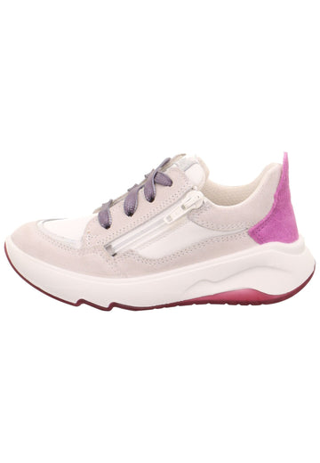 Superfit Sneaker Veloursleder/Textil Weiß - surf4shoes