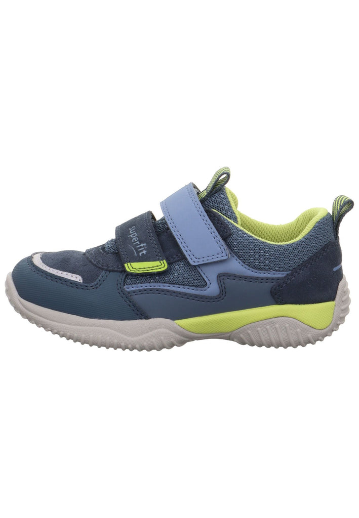 Superfit Sneaker Veloursleder/Textil Blau/Grün - surf4shoes