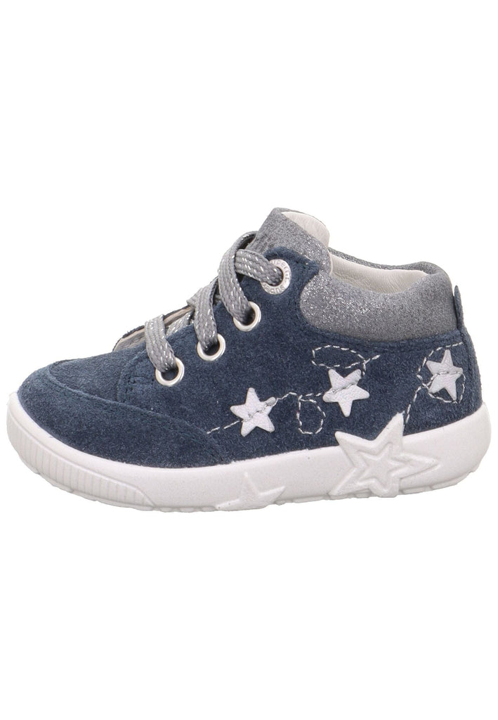 Superfit Sneaker Veloursleder Blau/Grau - surf4shoes