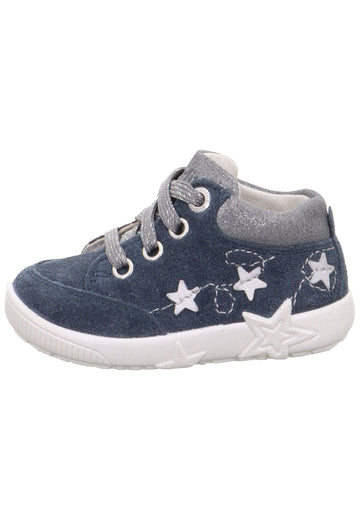Superfit Sneaker Veloursleder Blau/Grau - surf4shoes