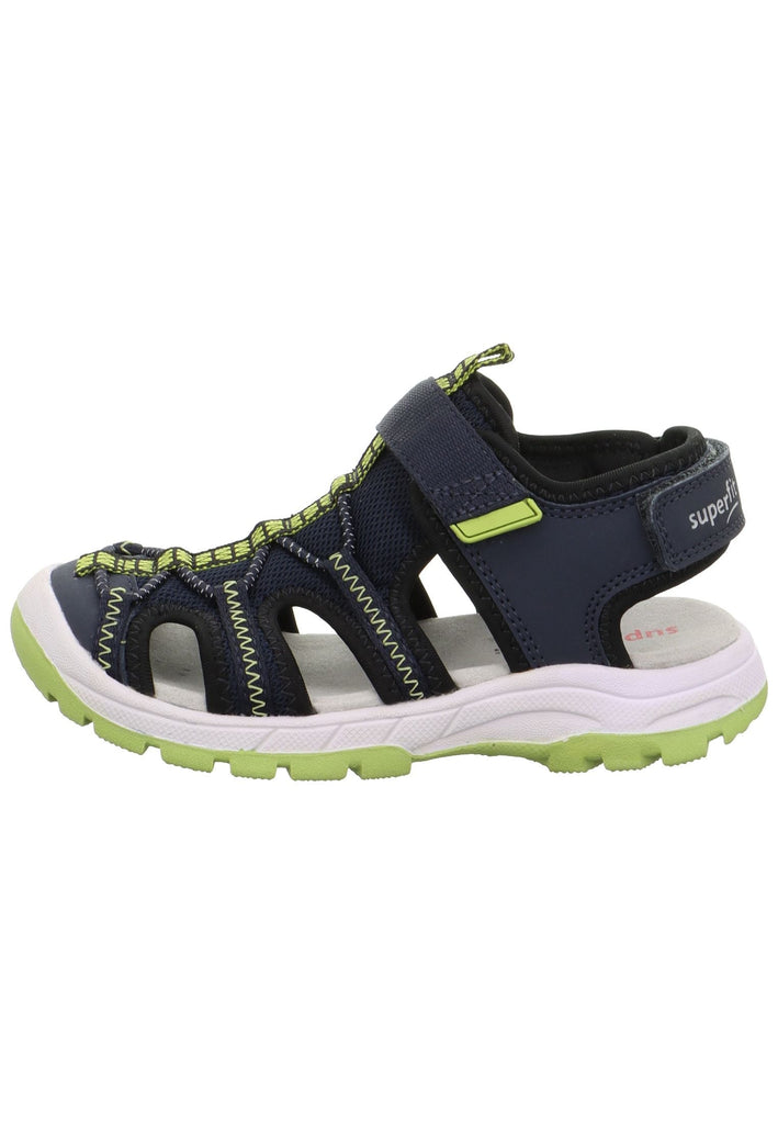 Superfit Sandalen Lederimitat/Textil Blau/Grün - surf4shoes