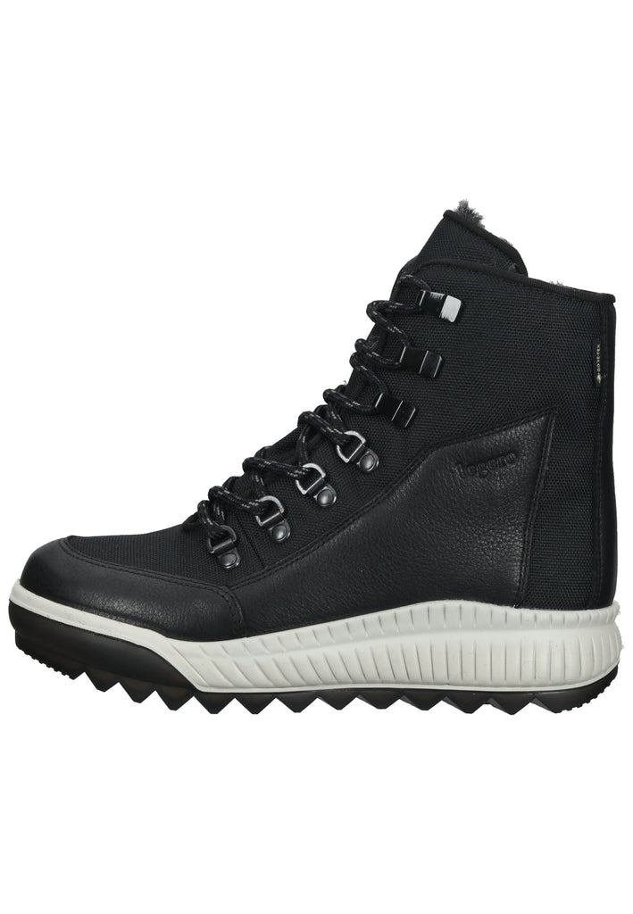 Legero Stiefelette Leder/Textil Schwarz Warmfutter - surf4shoes