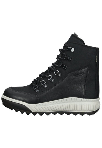 Legero Stiefelette Leder/Textil Schwarz Warmfutter - surf4shoes