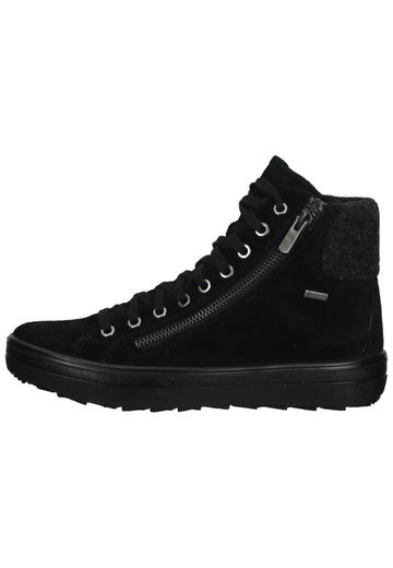 Legero Stiefelette Veloursleder Schwarz Warmfutter - surf4shoes