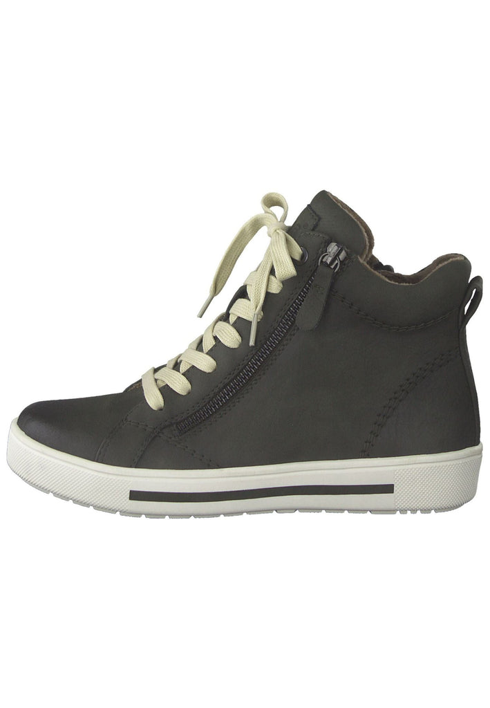 Jana Sneaker Lederimitat Khaki - surf4shoes
