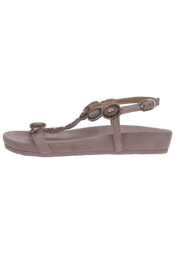 Salamander Sandalen Veloursleder/Textil Lilac - surf4shoes
