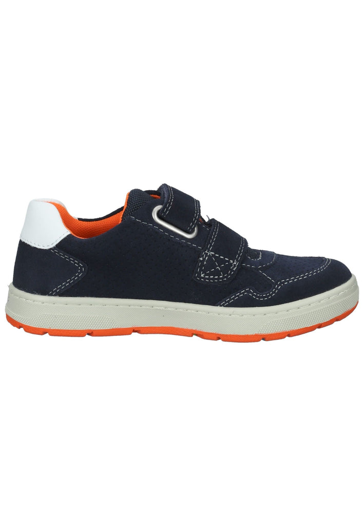 Lurchi Sneaker Veloursleder Navy/Orange - surf4shoes