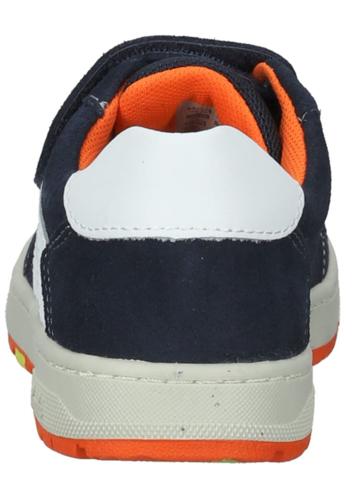 Lurchi Sneaker Veloursleder Navy/Orange - surf4shoes