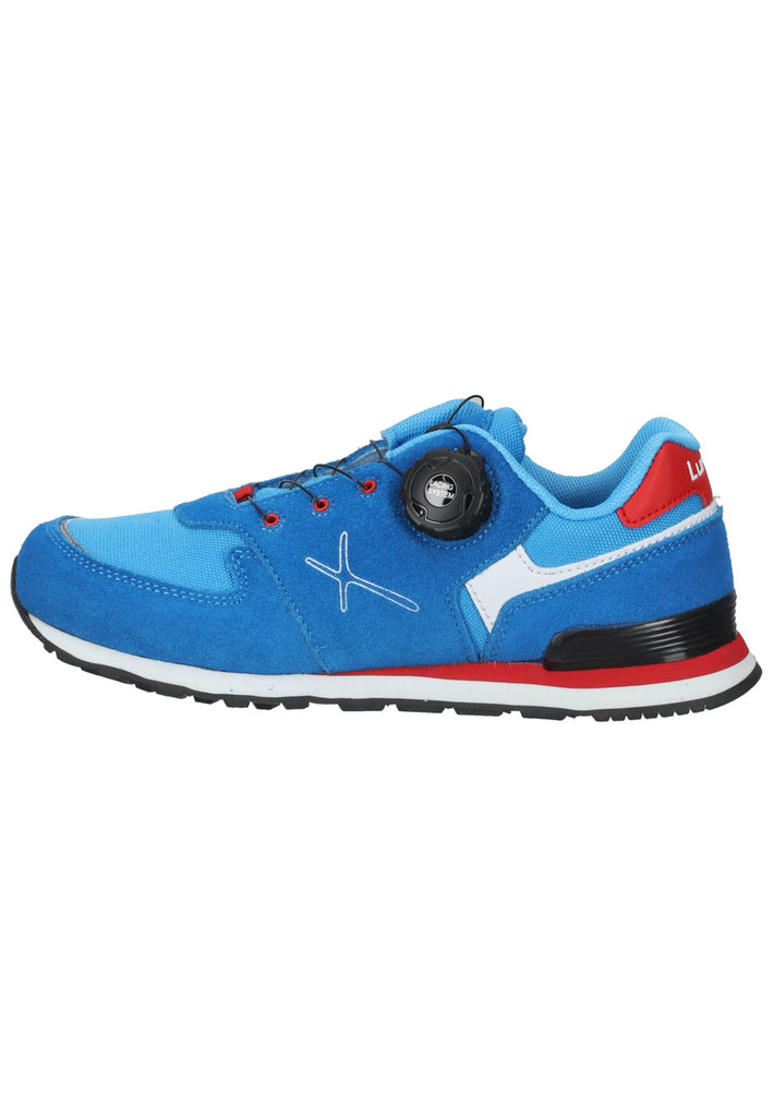 Lurchi Sneaker Veloursleder/Textil Blau/Rot - surf4shoes