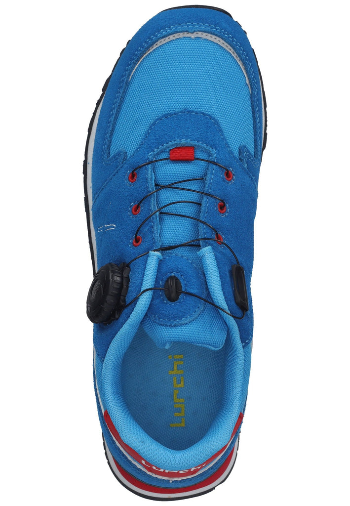 Lurchi Sneaker Veloursleder/Textil Blau/Rot - surf4shoes