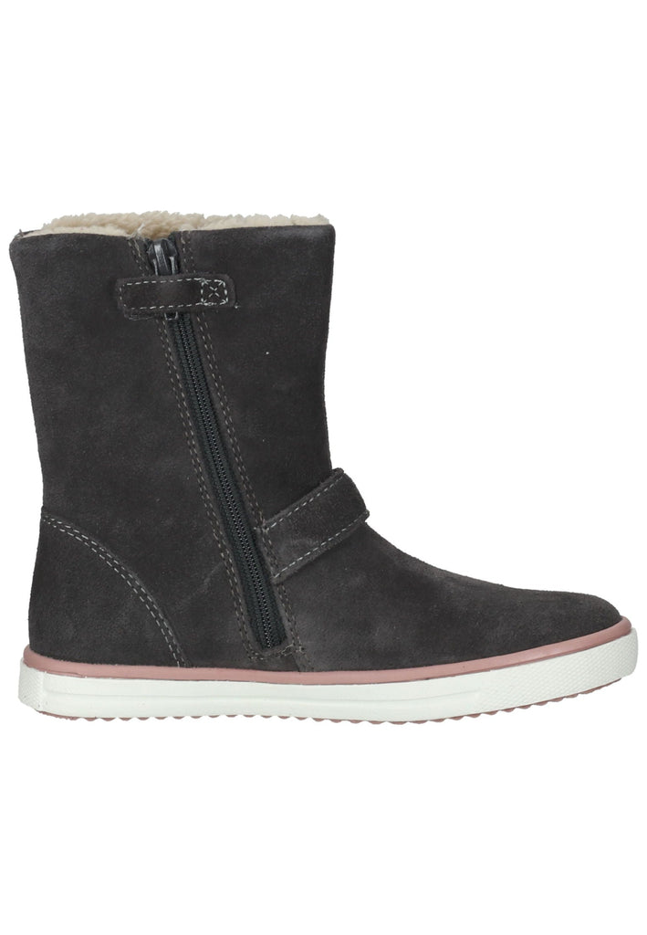Lurchi Stiefelette Leder Grau Warmfutter - surf4shoes