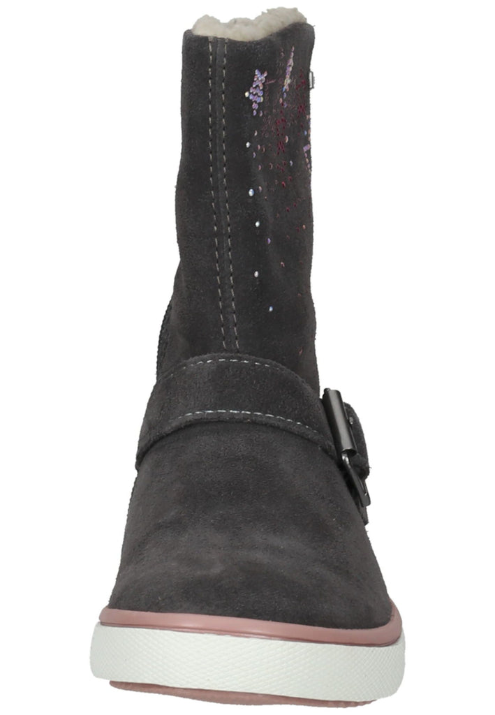 Lurchi Stiefelette Leder Grau Warmfutter - surf4shoes