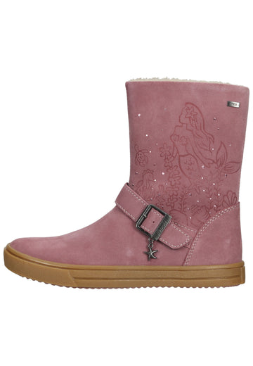 Lurchi Stiefelette Leder Rosa Warmfutter - surf4shoes