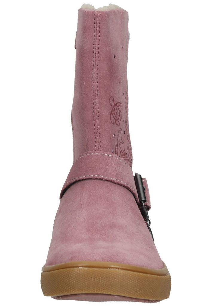 Lurchi Stiefelette Leder Rosa Warmfutter - surf4shoes