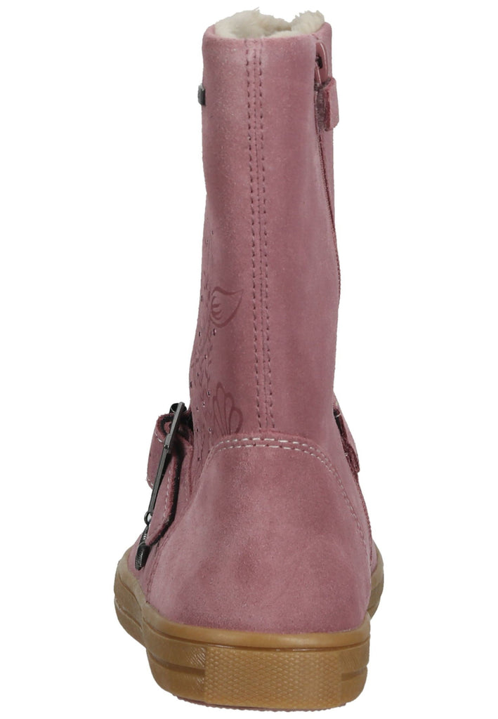 Lurchi Stiefelette Leder Rosa Warmfutter - surf4shoes