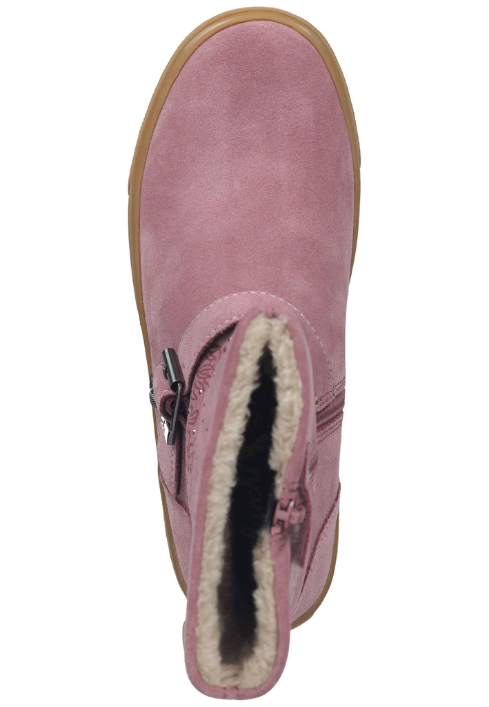 Lurchi Stiefelette Leder Rosa Warmfutter - surf4shoes