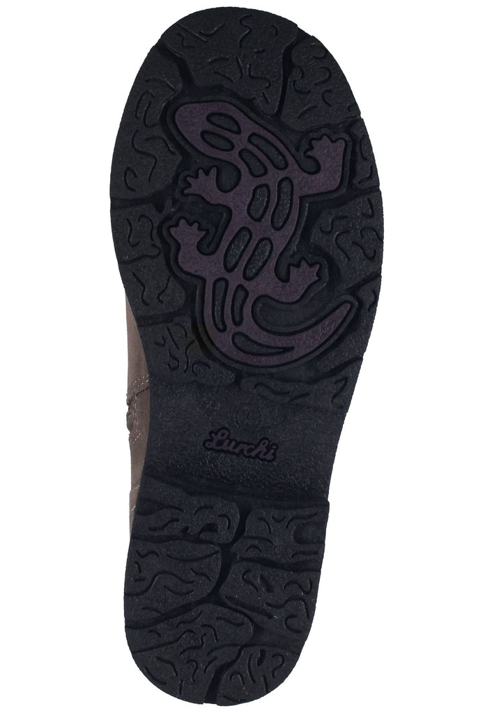 Lurchi Stiefelette Leder Taupe Warmfutter - surf4shoes