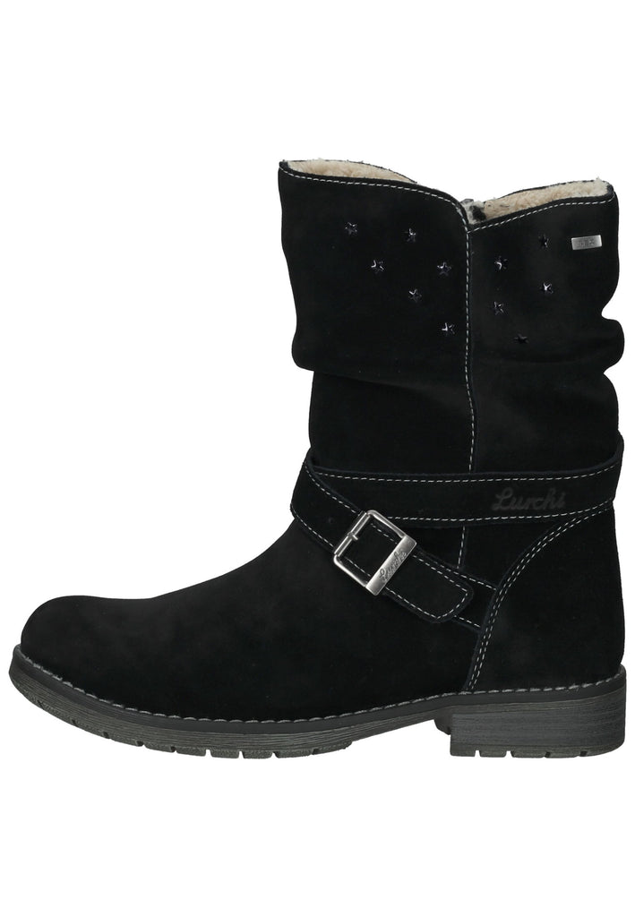 Lurchi Stiefelette Leder Schwarz Warmfutter - surf4shoes