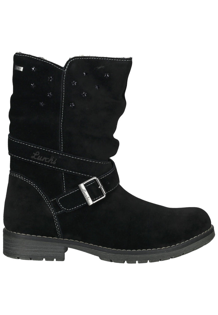 Lurchi Stiefelette Leder Schwarz Warmfutter - surf4shoes