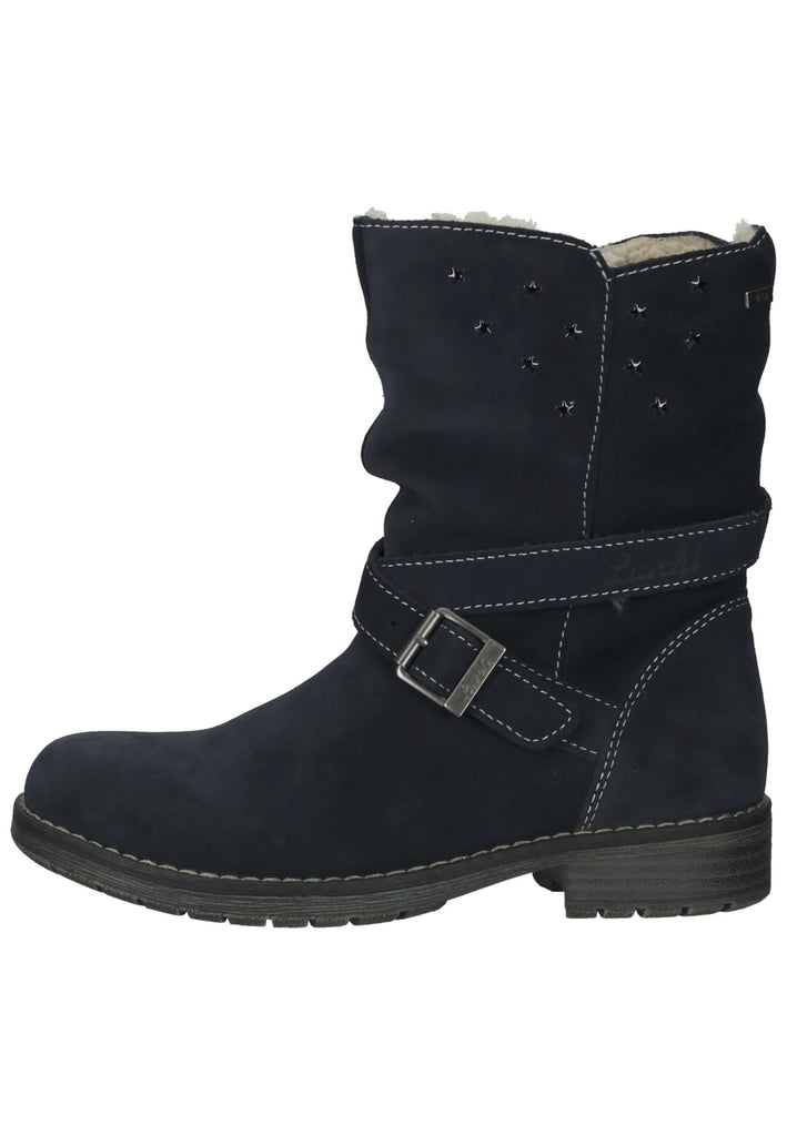 Lurchi Stiefelette Leder Blau Warmfutter - surf4shoes
