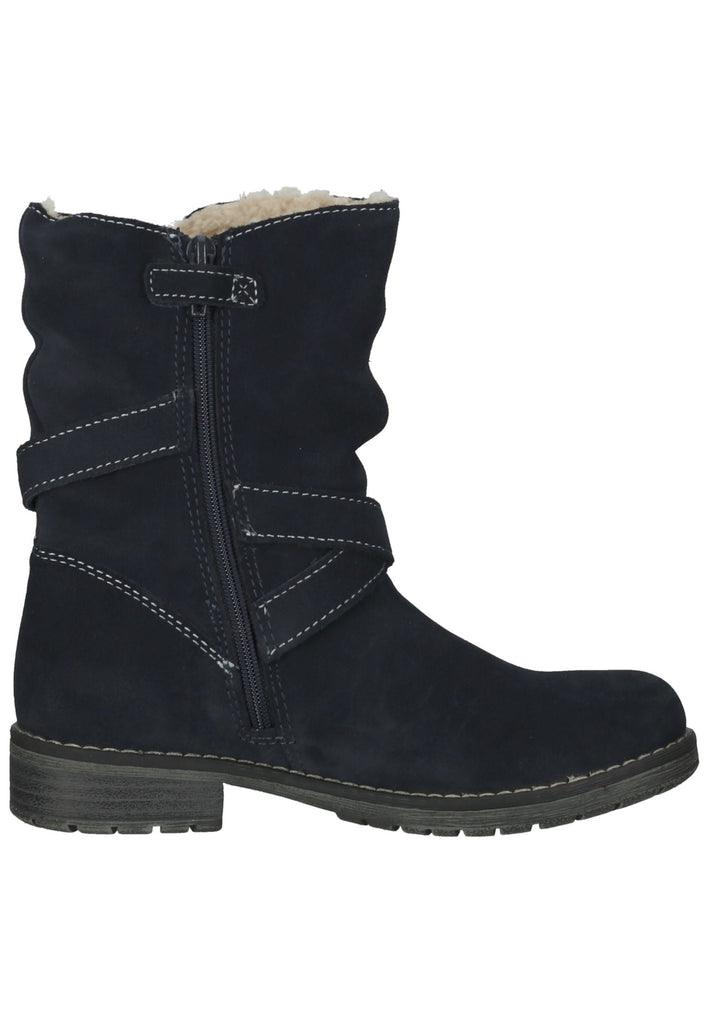 Lurchi Stiefelette Leder Blau Warmfutter - surf4shoes