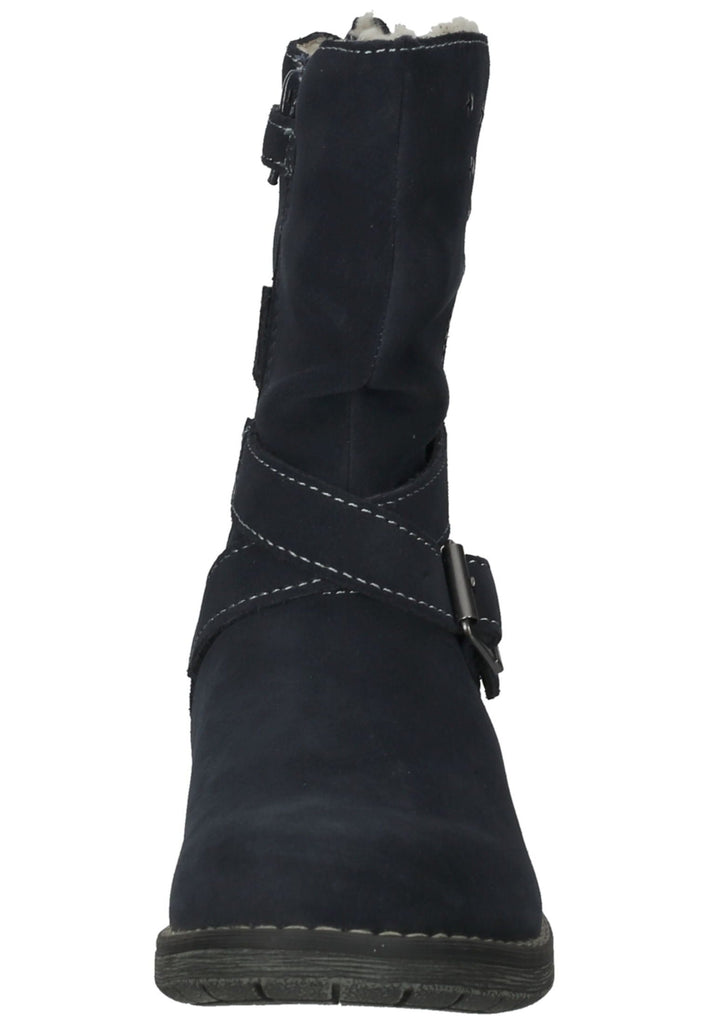 Lurchi Stiefelette Leder Blau Warmfutter - surf4shoes