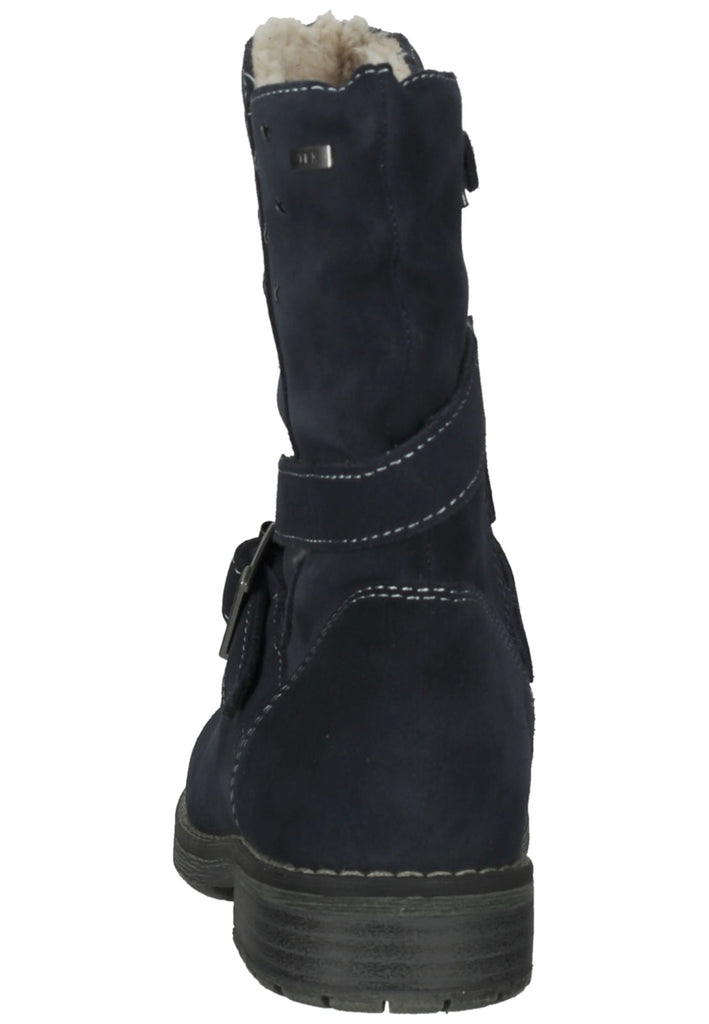 Lurchi Stiefelette Leder Blau Warmfutter - surf4shoes