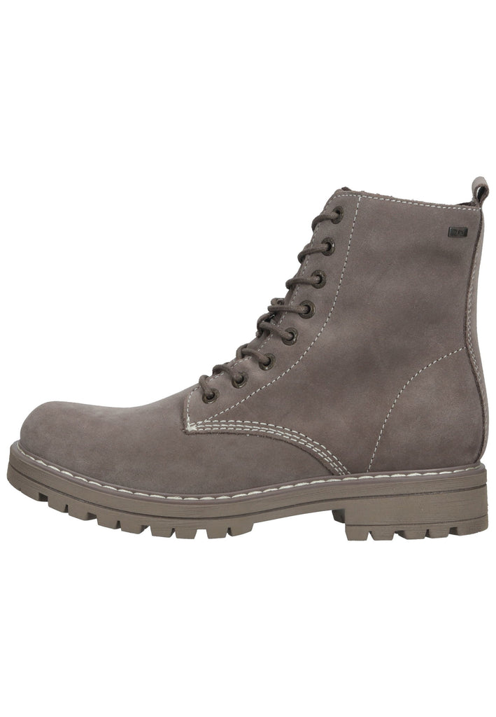 Lurchi Stiefelette Leder Taupe Warmfutter - surf4shoes