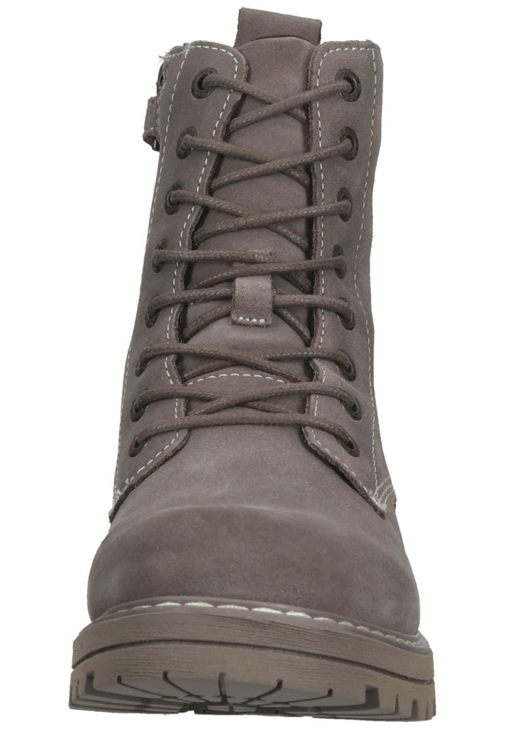 Lurchi Stiefelette Leder Taupe Warmfutter - surf4shoes