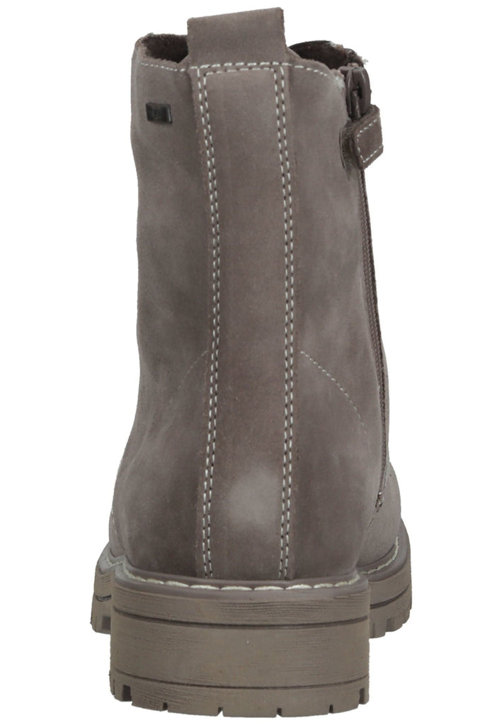 Lurchi Stiefelette Leder Taupe Warmfutter - surf4shoes