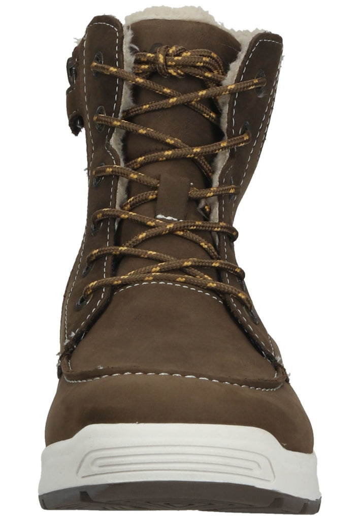 Lurchi Stiefelette Leder Dunkelbraun Warmfutter - surf4shoes