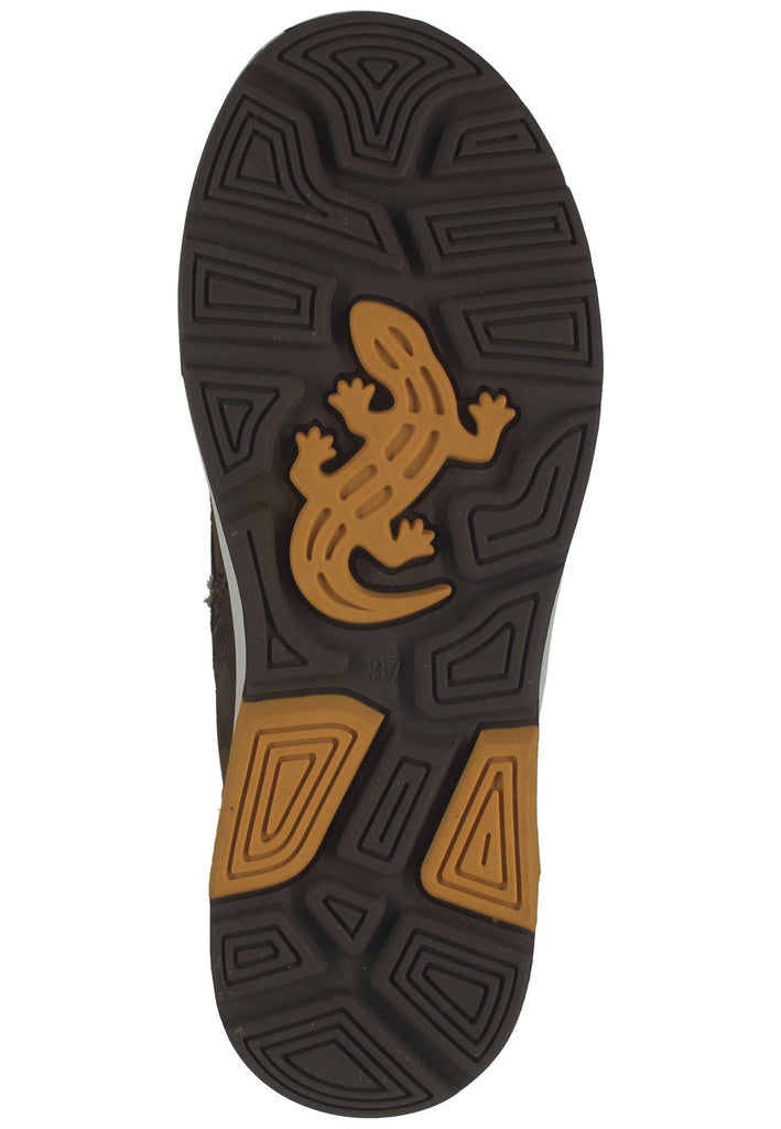 Lurchi Stiefelette Leder Dunkelbraun Warmfutter - surf4shoes