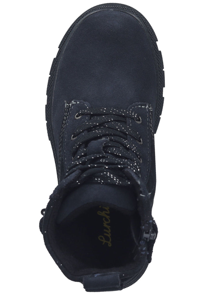Lurchi Stiefelette Leder Blau - surf4shoes