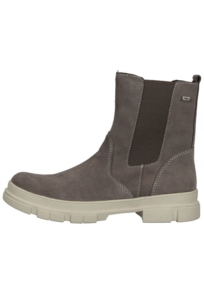 Lurchi Stiefelette Veloursleder Taupe - surf4shoes