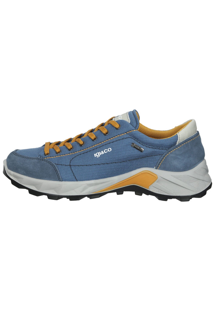 IGI&CO Sneaker Lederimitat/Textil Blau/Grau - surf4shoes