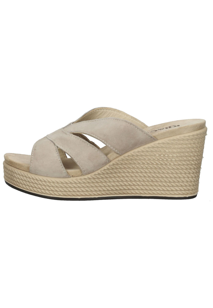 IGI&CO Pantoletten Leder Taupe - surf4shoes