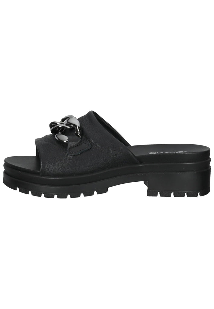 IGI&CO Pantoletten Nappaleder Schwarz - surf4shoes